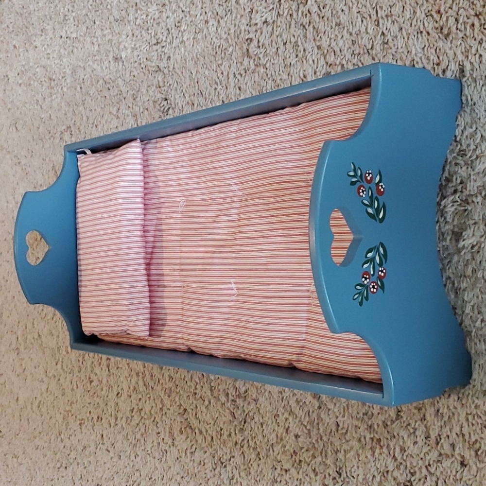Kirsten's American girl bed and bedding
